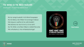 Te Wiki o te Reo Māori 2025 - Mane | Ororite