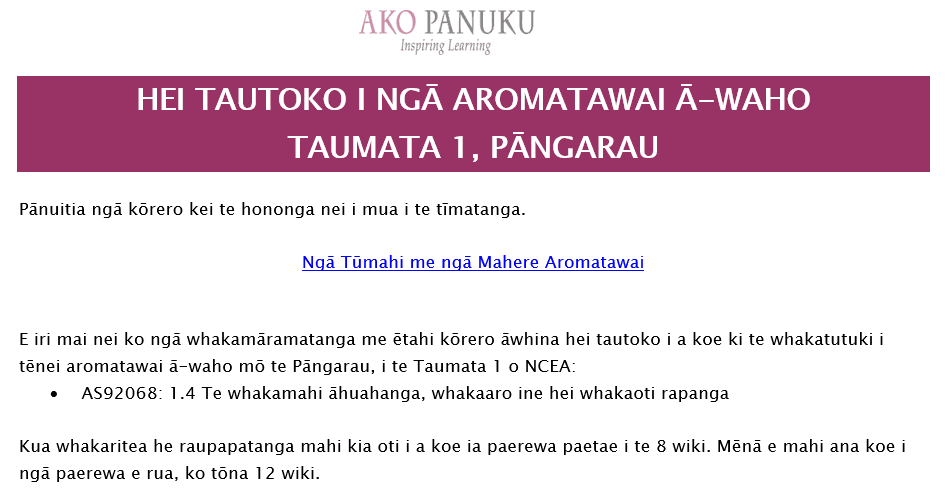 Pāngarau NCEA Level 1 (1.4) - Exam Countdown