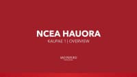 NCEA Level 1 - Hauora (Overview)